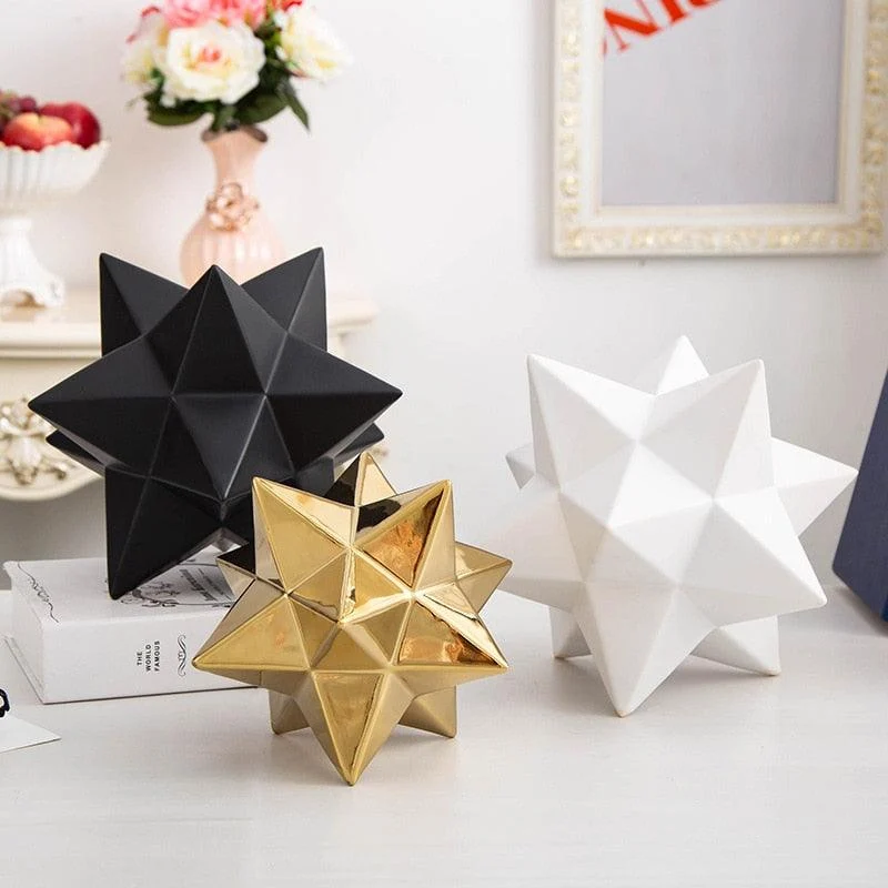 Ceramic Star Shaped Particle Decor -  - #tag1#