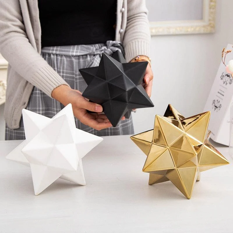 Ceramic Star Shaped Particle Decor -  - #tag1#