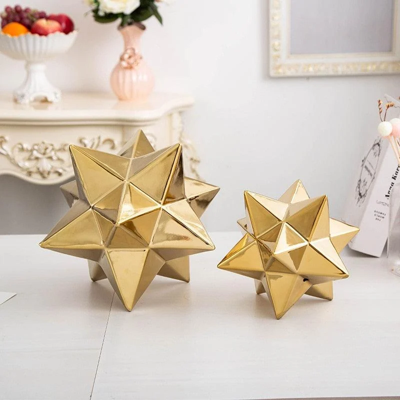 Ceramic Star Shaped Particle Decor -  - #tag1#