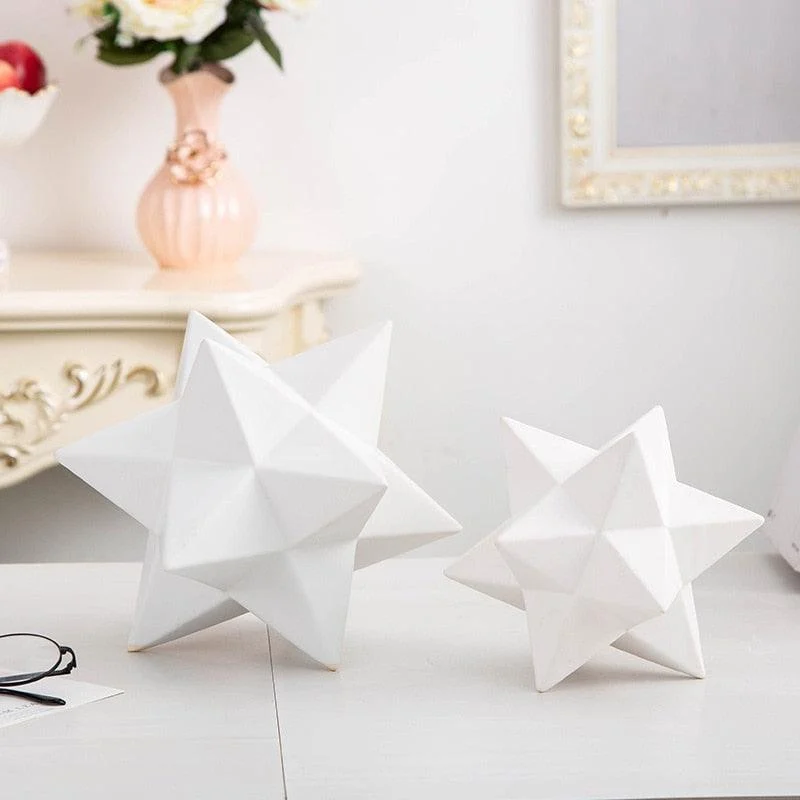 Ceramic Star Shaped Particle Decor -  - #tag1#