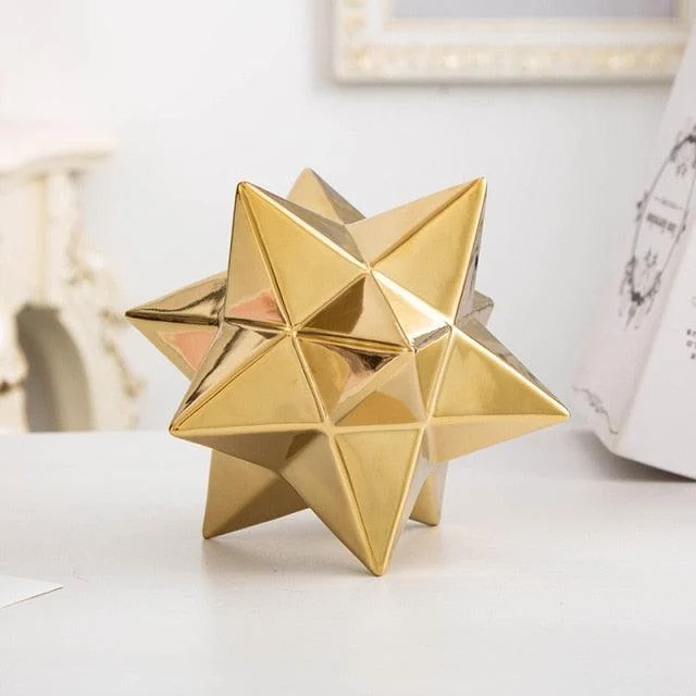 Ceramic Star Shaped Particle Decor -  - #tag1#