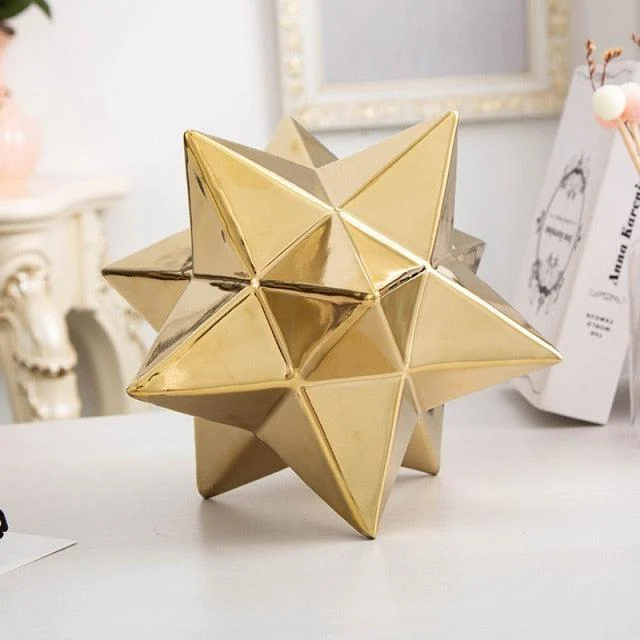 Ceramic Star Shaped Particle Decor -  - #tag1#