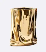 Ceramic_Tabletop_Vase_Paper_Bag_Shape_23.5_cm_-_-_tag1_-4169734 Ceramic Tabletop Vase Paper Bag Shape 23.5 cm tag1