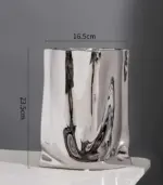 Ceramic_Tabletop_Vase_Paper_Bag_Shape_23.5_cm_-_-_tag1_-4169746 Ceramic Tabletop Vase Paper Bag Shape 23.5 cm tag1