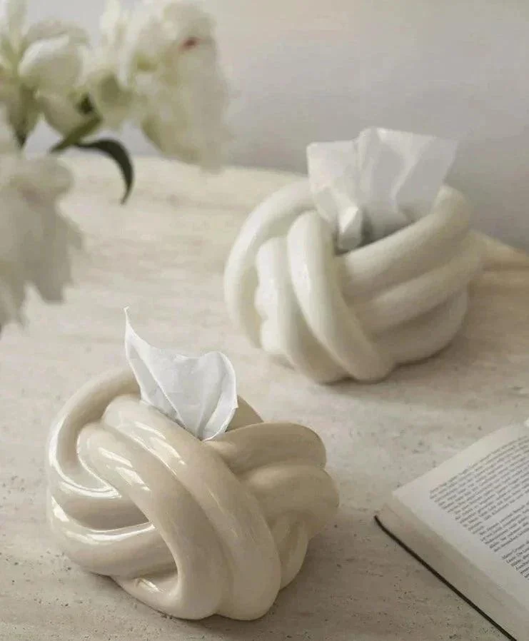 Ceramic Tissue Box Modern 23 cm -  - #tag1#