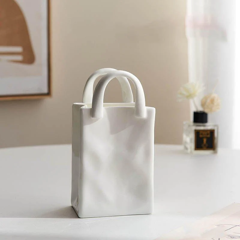 Ceramic Tote Vase -