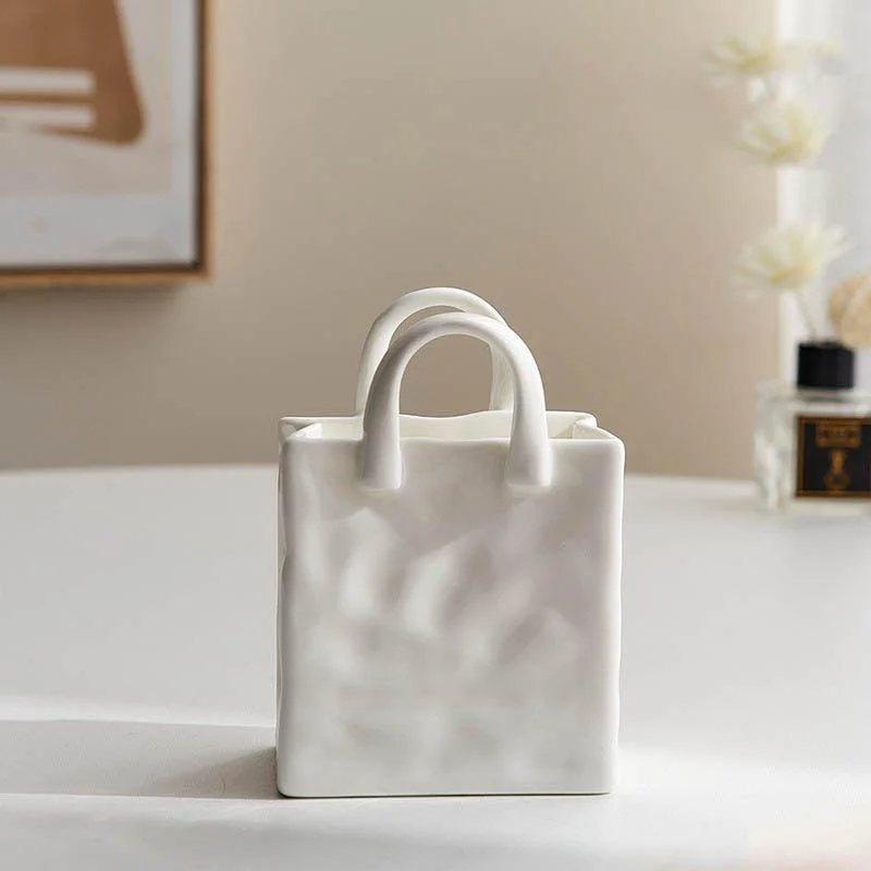 Ceramic Tote Vase -