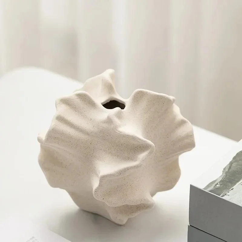 Ceramic Vase | Beautiful for flowers or plumes -  - #tag1#
