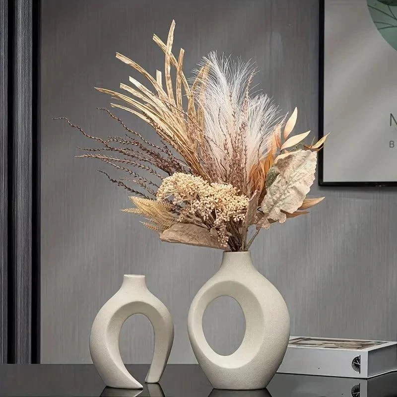 Ceramic Vase Set | Atmospheric vase for flowers or plumes -  - #tag1#