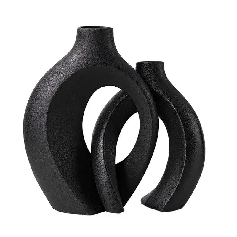 Ceramic Vase Set | Atmospheric vase for flowers or plumes -  - #tag1#