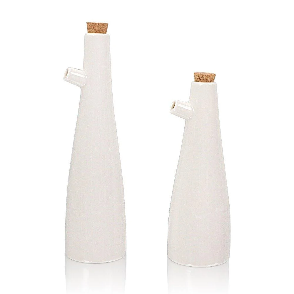 Ceramic Vinegar and Oil Bottles -