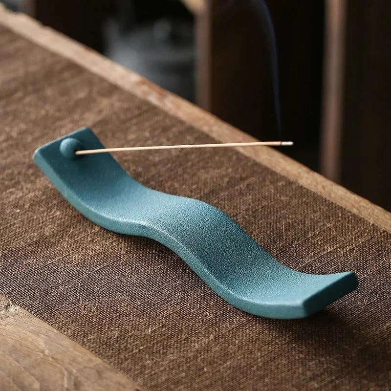 Ceramic Wave Incense Holder -