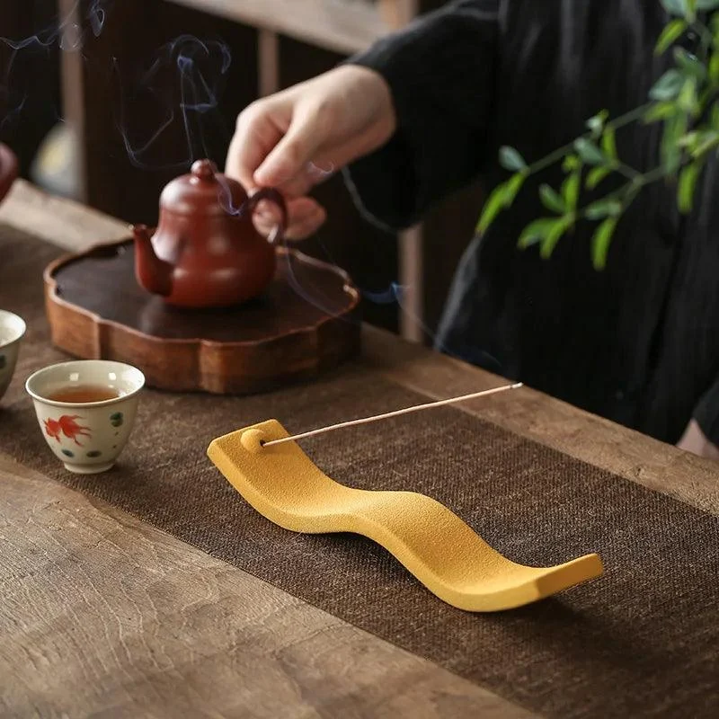 Ceramic Wave Incense Holder -