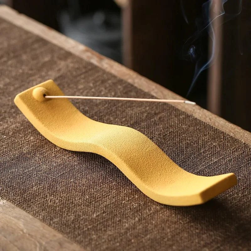 Ceramic Wave Incense Holder -