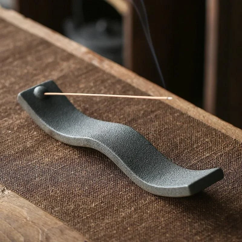 Ceramic Wave Incense Holder -