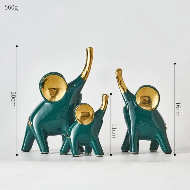 Ceramics Abstract Elephant & Papercrane -  - #tag1#