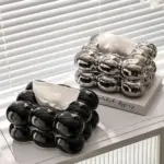 Ceramics Bubble Marshmello Tissue Holder