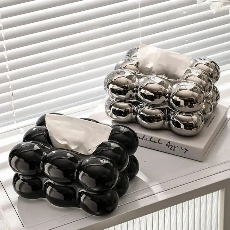 Ceramics Bubble Marshmello Tissue Holder