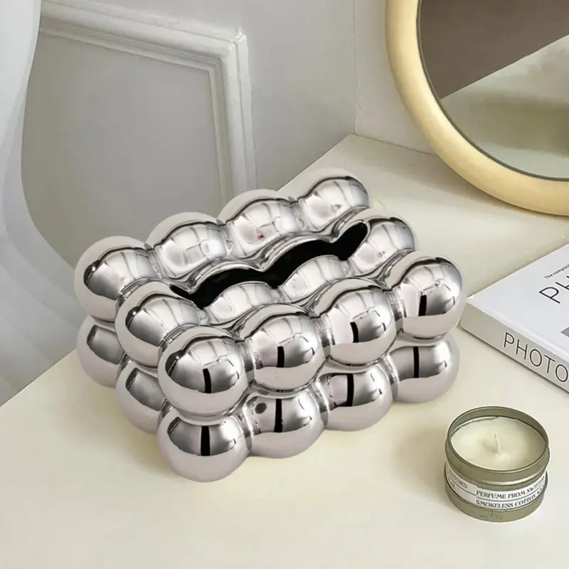 Ceramics Bubble Marshmello Tissue Holder