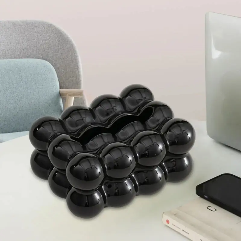Ceramics Bubble Marshmello Tissue Holder