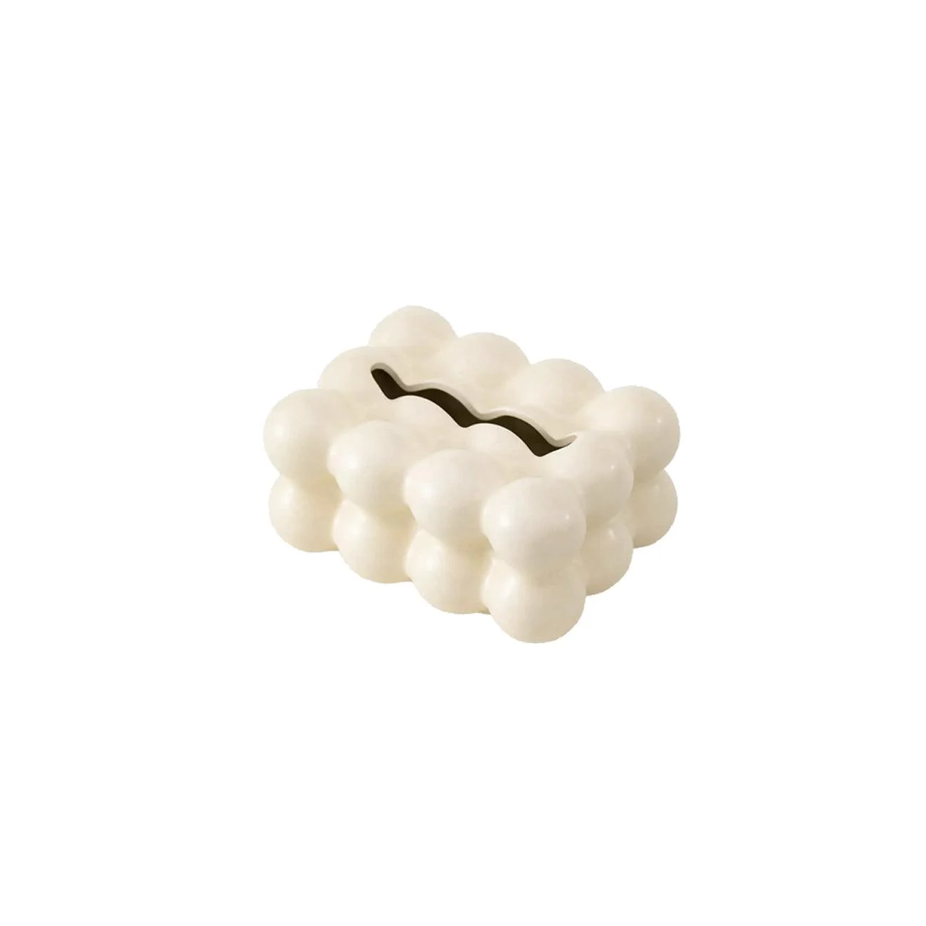 Ceramics  Bubble Marshmello Tissue Holder -