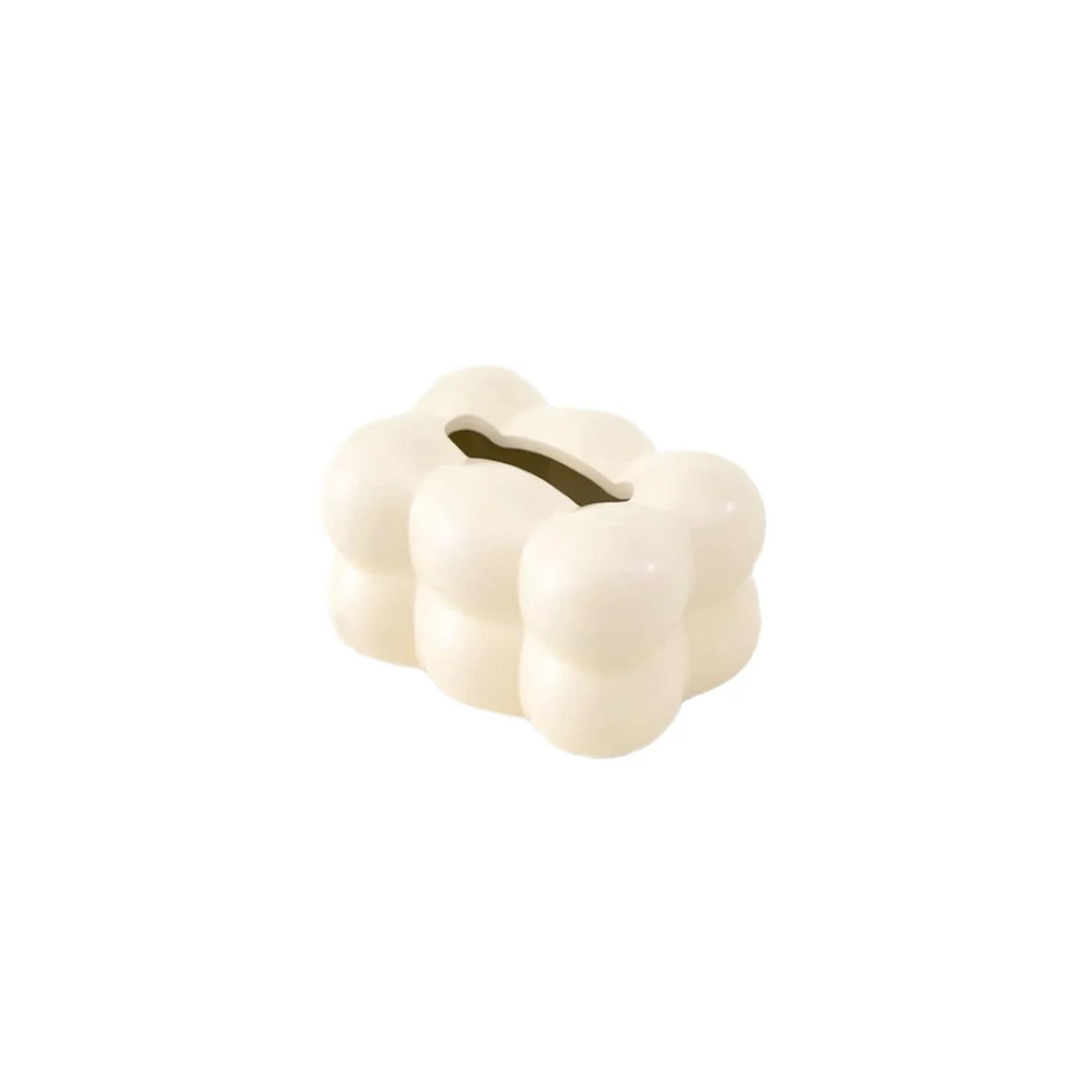 Ceramics  Bubble Marshmello Tissue Holder -