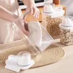 Cereal Dispenser Easy Flow Storage Jar Plastic Grocery Container tag1