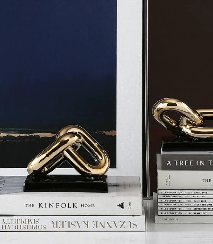 Chain Sculpture Desk Object Porcelain -  - #tag1#