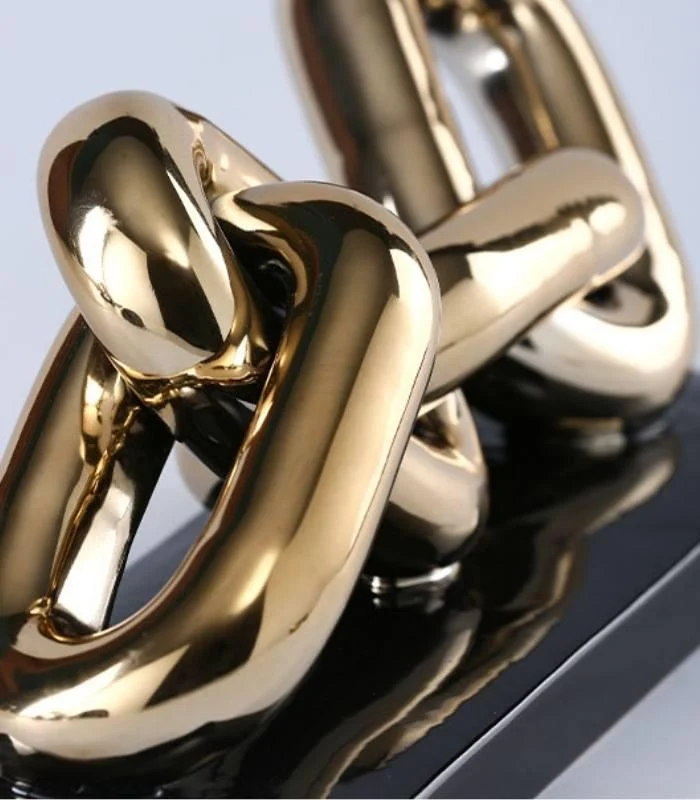 Chain Sculpture Desk Object Porcelain -  - #tag1#