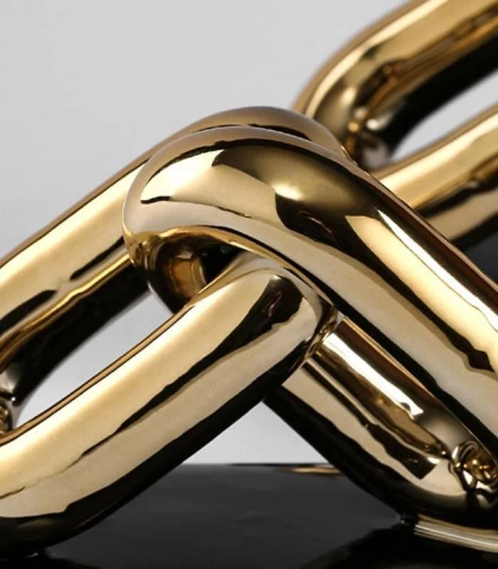 Chain Sculpture Desk Object Porcelain -  - #tag1#