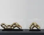 Chain Sculpture Desk Object Porcelain tag1