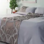 Chain of Luxury Gray Duvet Cover Set made of Egyptian Cotton tag1