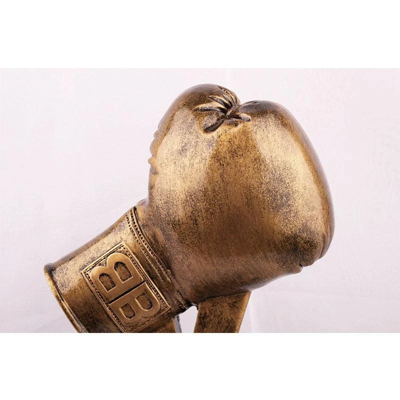 Champion Boxing Gloves Sports Trophy Resin Crafts Sculptures and Statues -
