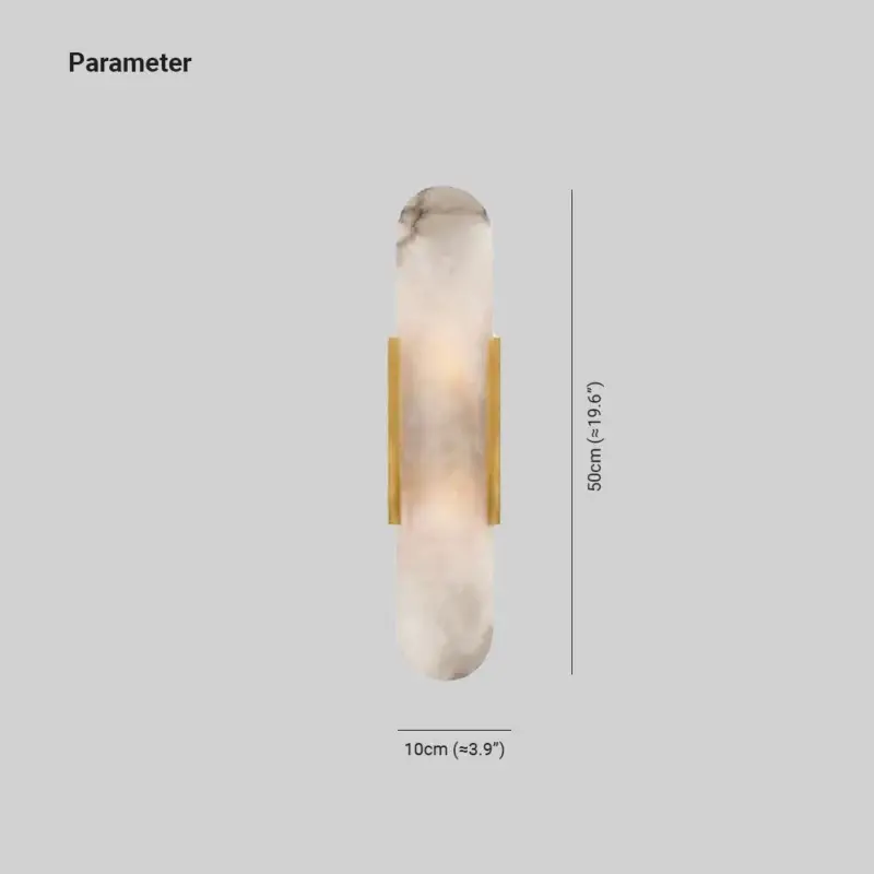 Chan LED Wall Lamp Black Gold Dining Room Bedroom Metal Dolomite tag1