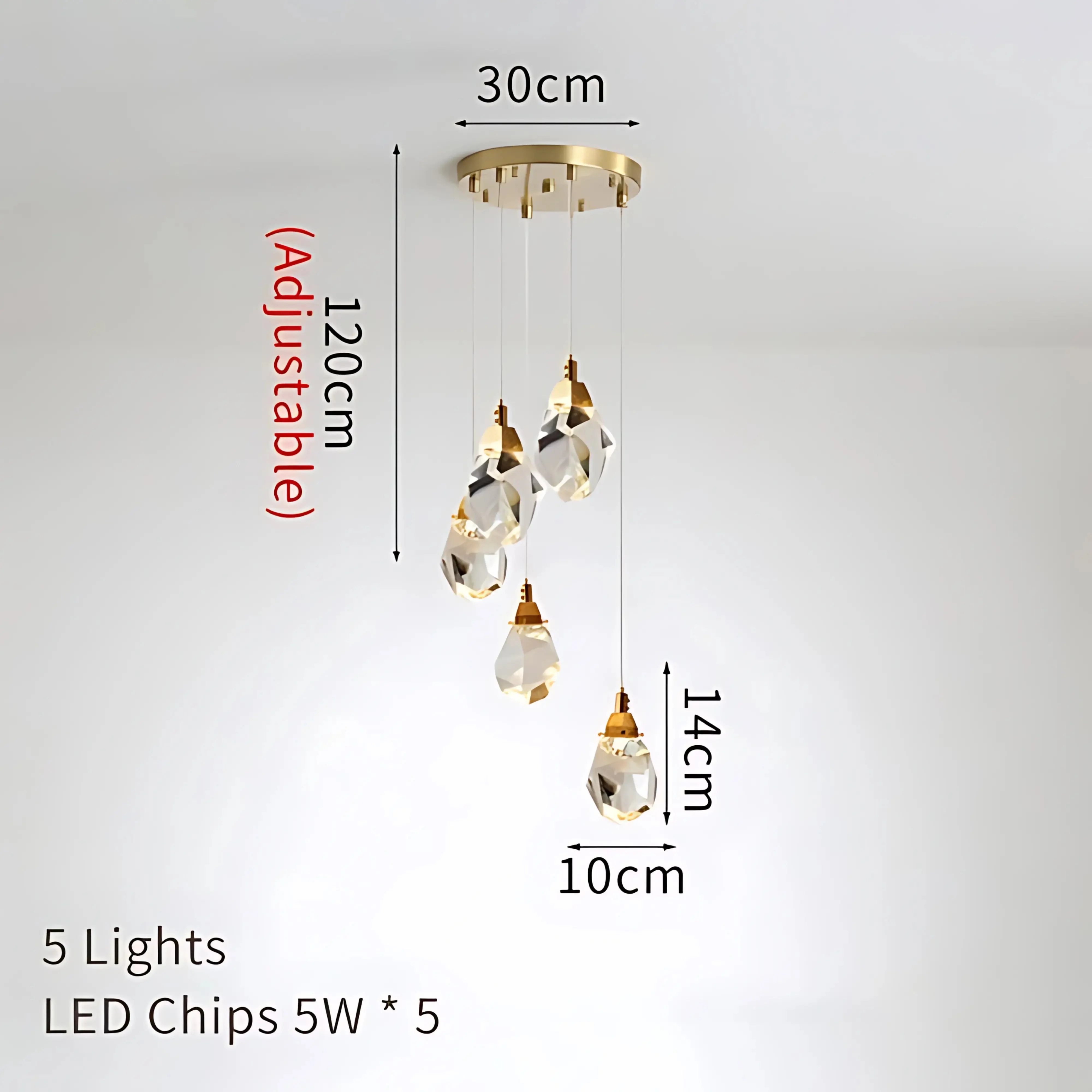 Chandelier Lighting K9 Led 15