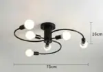 Chandelier Luminaire Petunia Ceiling Lamp tag1