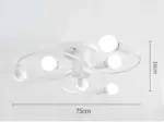 Chandelier Luminaire Petunia Ceiling Lamp tag1