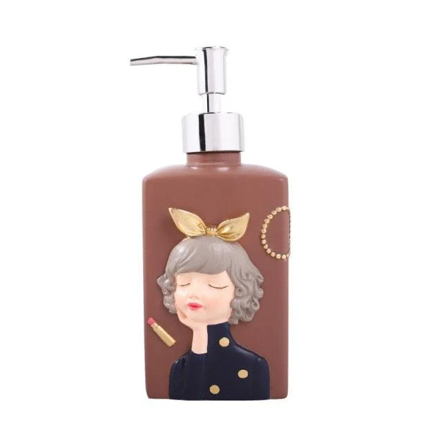 Charming Girl Refillable Hand Sanitizer Bottle -