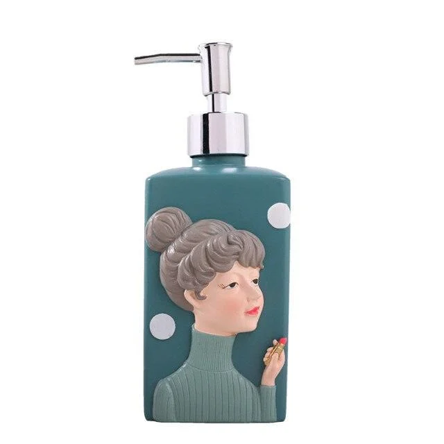 Charming Girl Refillable Hand Sanitizer Bottle -