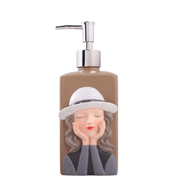 Charming Girl Refillable Hand Sanitizer Bottle -