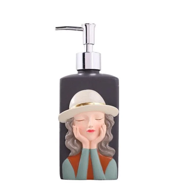 Charming Girl Refillable Hand Sanitizer Bottle -