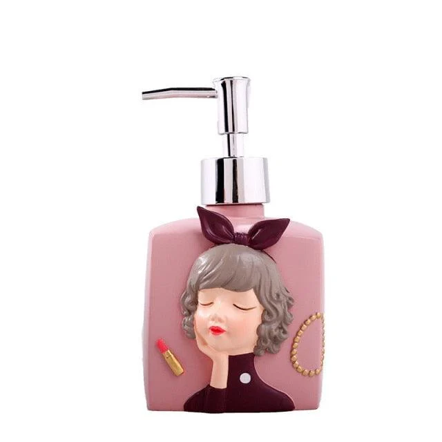 Charming Girl Refillable Hand Sanitizer Bottle -