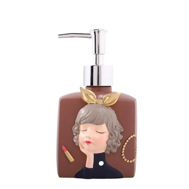 Charming Girl Refillable Hand Sanitizer Bottle -