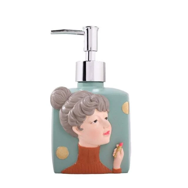 Charming Girl Refillable Hand Sanitizer Bottle -