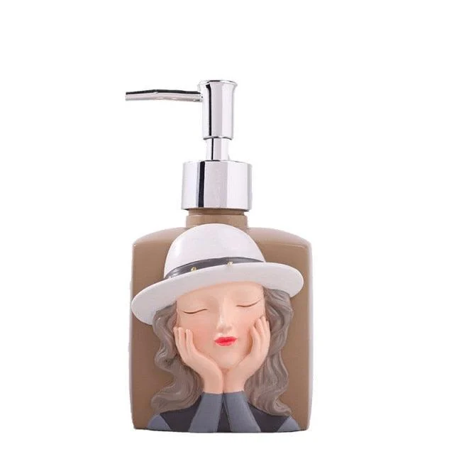 Charming Girl Refillable Hand Sanitizer Bottle -