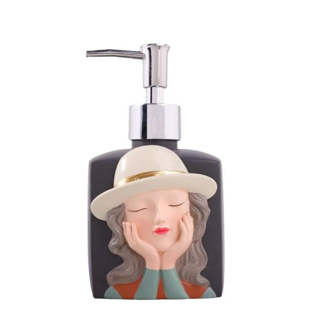 Charming Girl Refillable Hand Sanitizer Bottle -