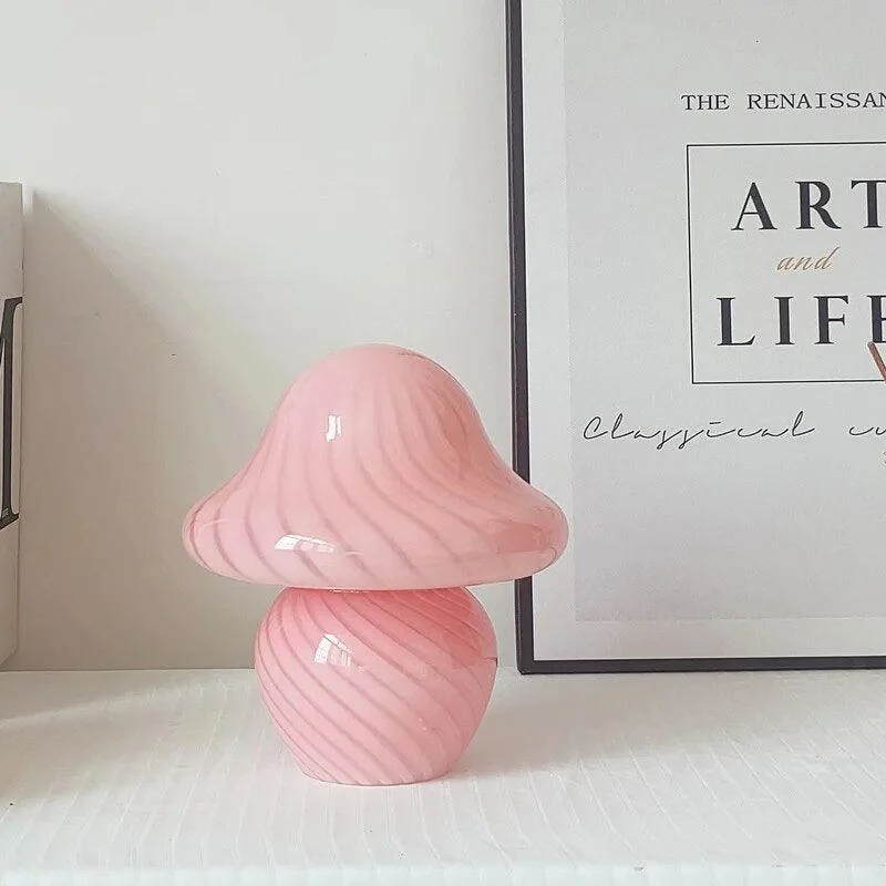 Charming Vintage Baby Mushroom Lamp -