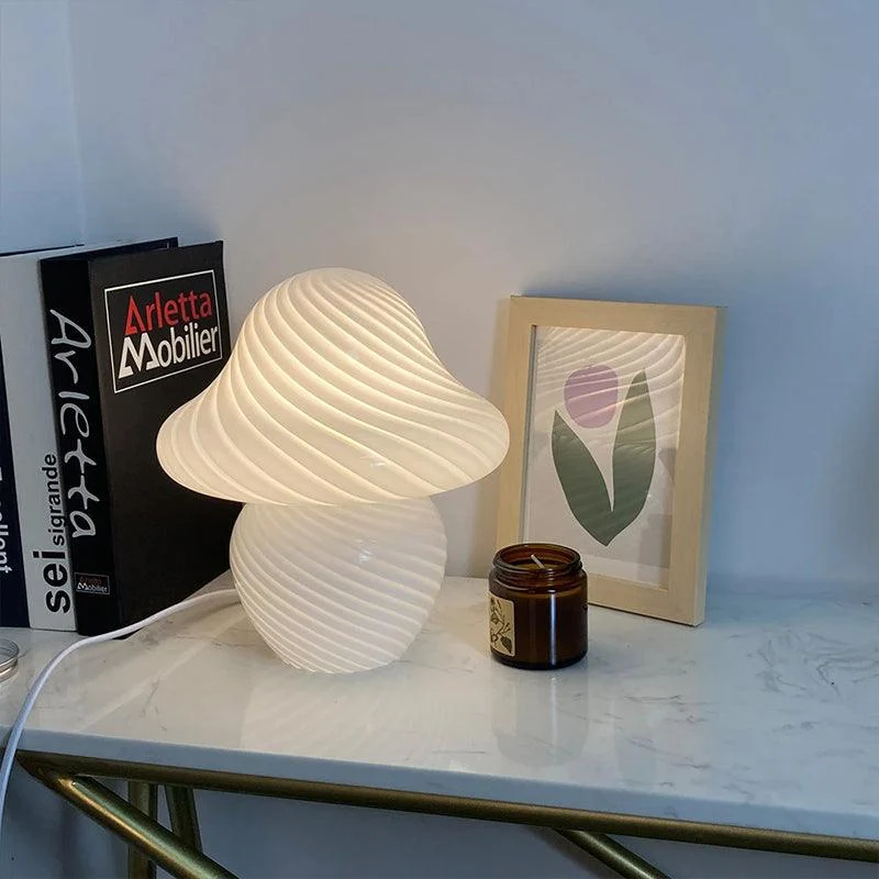 Charming Vintage Baby Mushroom Lamp -