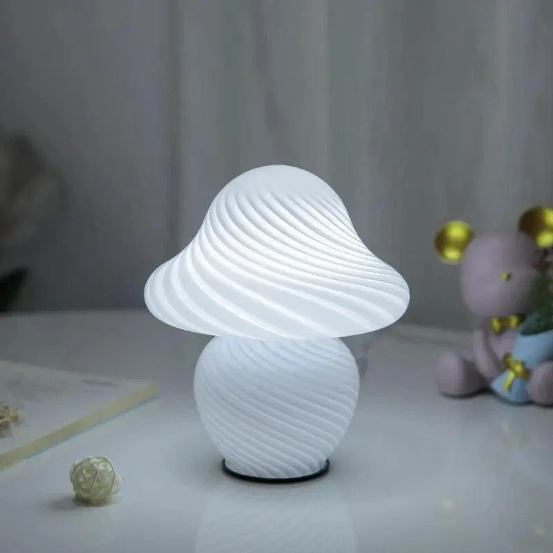 Charming Vintage Baby Mushroom Lamp -