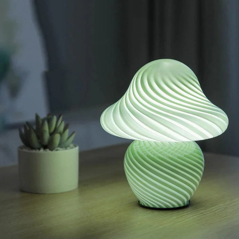 Charming Vintage Baby Mushroom Lamp -